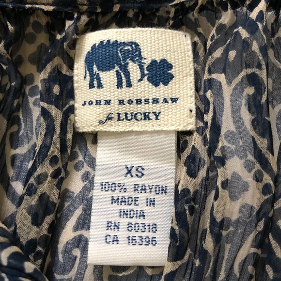 John Robshaw for Lucky Peasant Blouse - Picture 3 of 3